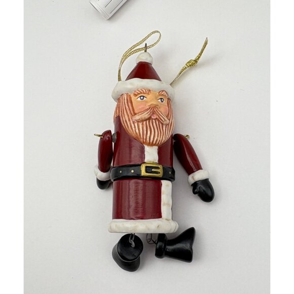 Hallmark Keepsake Christmas Ornament Santa Time Capsule with Scroll Inside 2001 - Picture 11 of 12